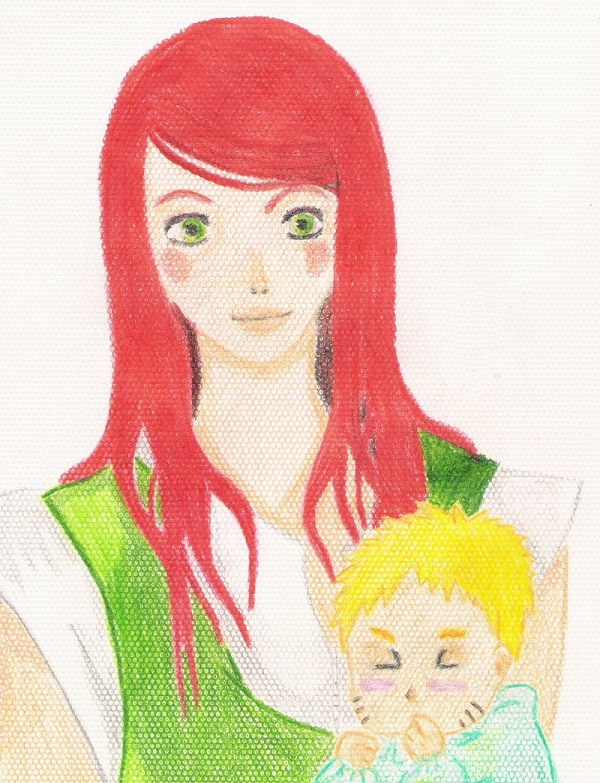 Kushina a baby Naruto